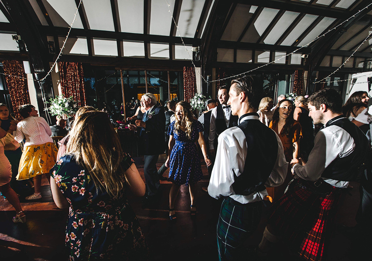 Crowd for Real Easy Wedding Band, booked with Scotland's most trusted entertainment experts, Hireaband