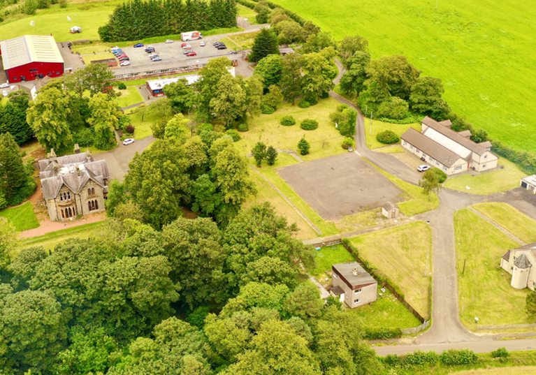 View from above of Geilsland Estate.