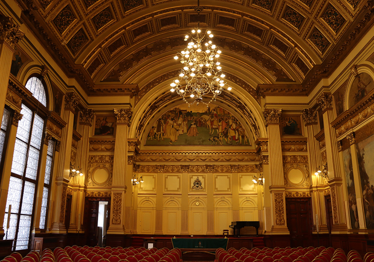 The Banqueting Hall in Glasgow's historic City Chambers - the perfect location for your wedding ceremony.