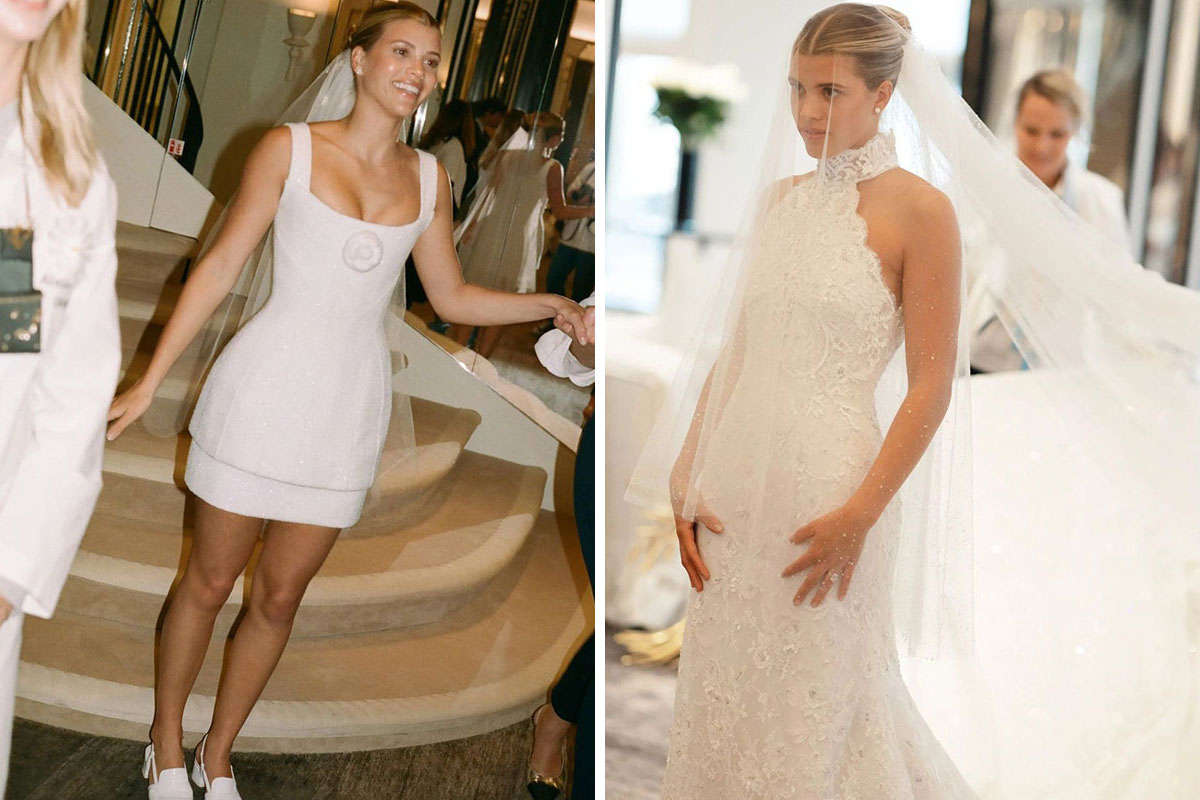 And the bride wore Chanel how amazing are Sofia Richie s wedding