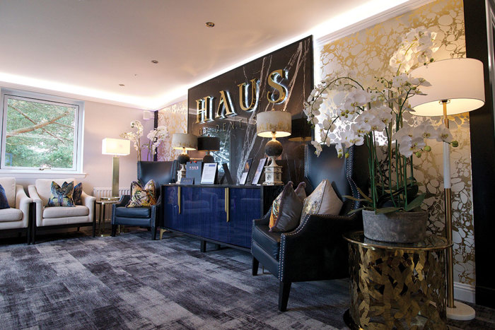 Reception lobby at Haus of Dentistry