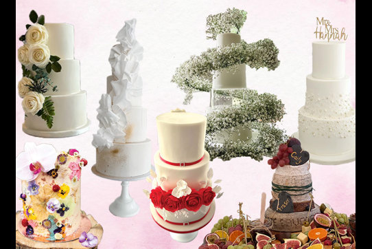A selection of wedding cakes from Scottish bakers 