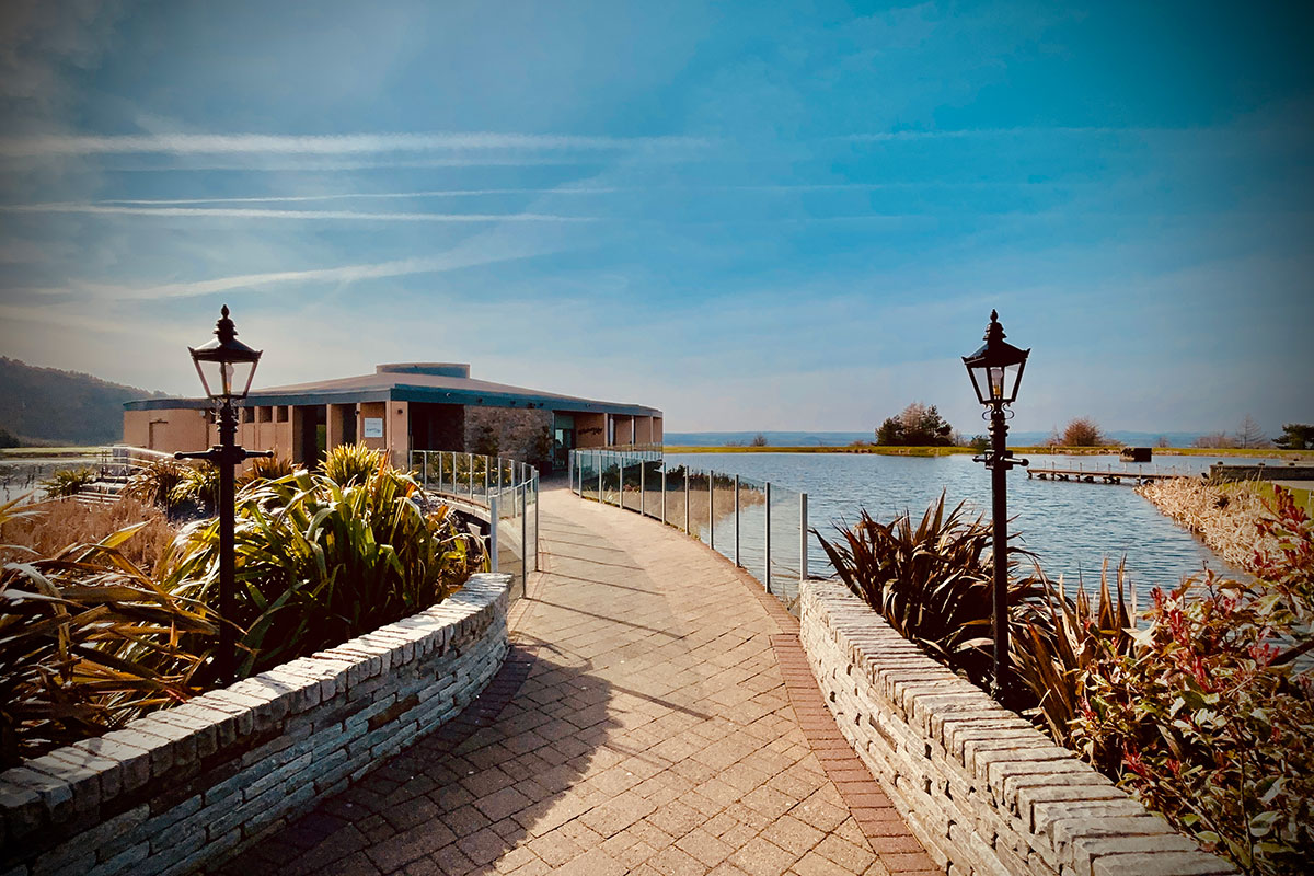 Exterior of The Vu wedding venue beside Ballencrieff Reservoir in Bathgate, West Lothian