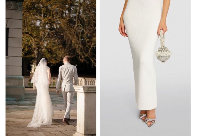 veil and bride handbag for rent for wedding day