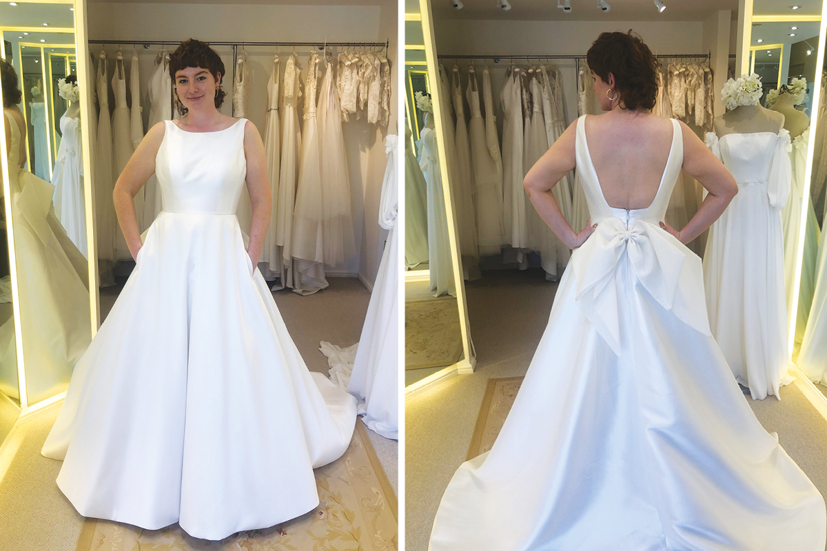 TTKS' Olivia wearing dresses from Joyce Young Design Studios