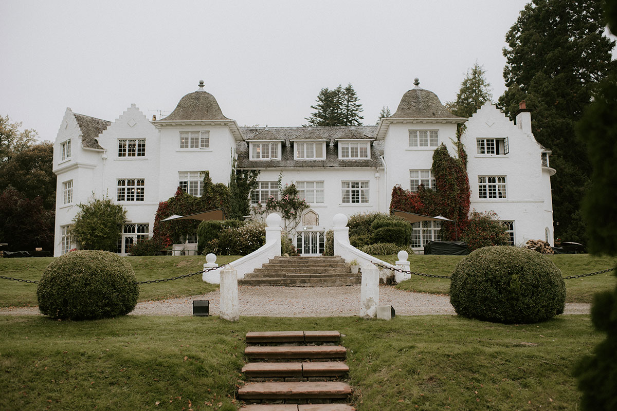 exterior of Achnagairn Castle