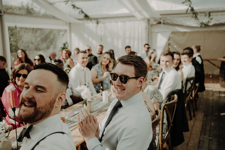 Wedding Guests Clapping