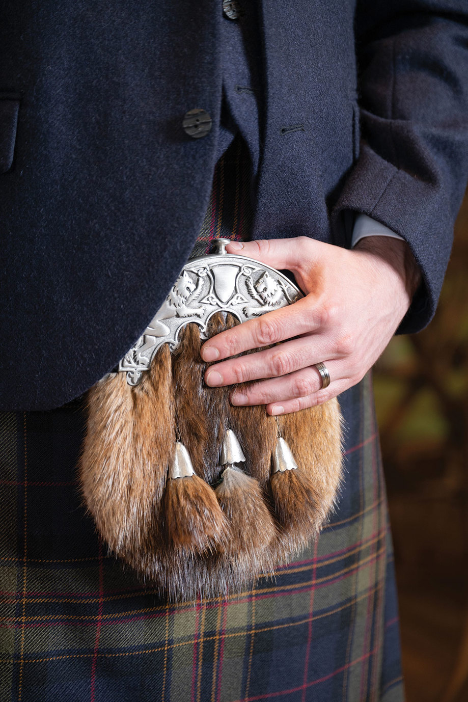 Sporran and kilt from McCalls Highlandwear outfit