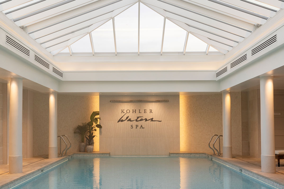 Kohler Waters Spa pool at Old Course Hotel in St Andrews