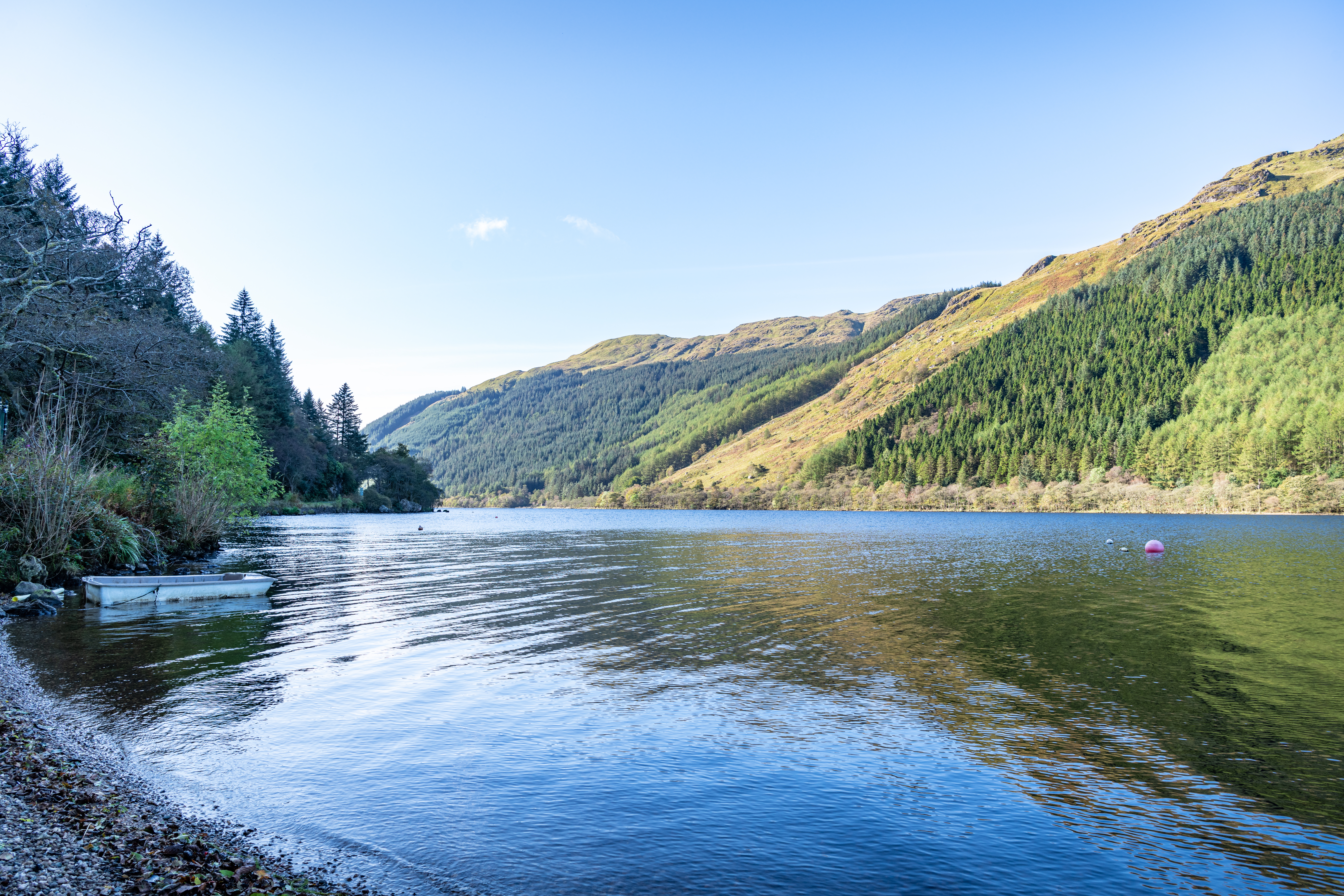 shutterstock image of Loch Eck where Emma Thompson got married in 2003