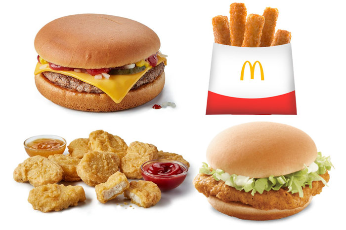 Image showing food items from McDonald's