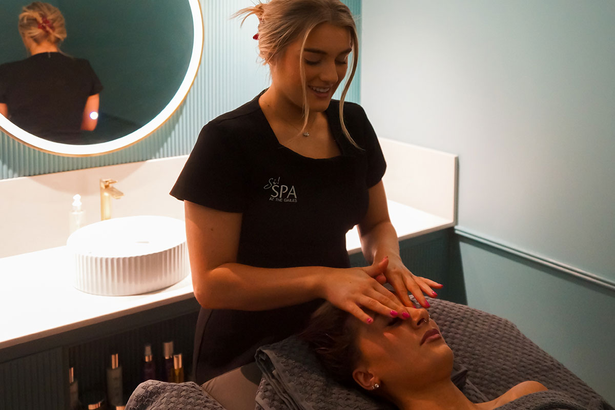 Spa treatment at Si! Spa at The Waterside Hotel with facial therapy in Ayrshire
