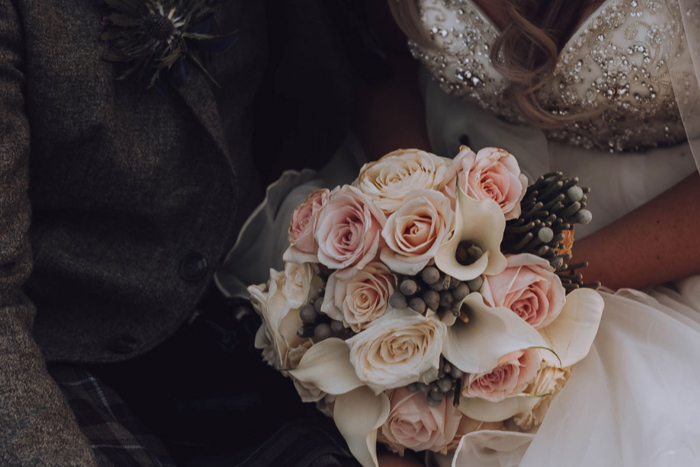 A Wedding Bouquet By Strathaven Flower Shop