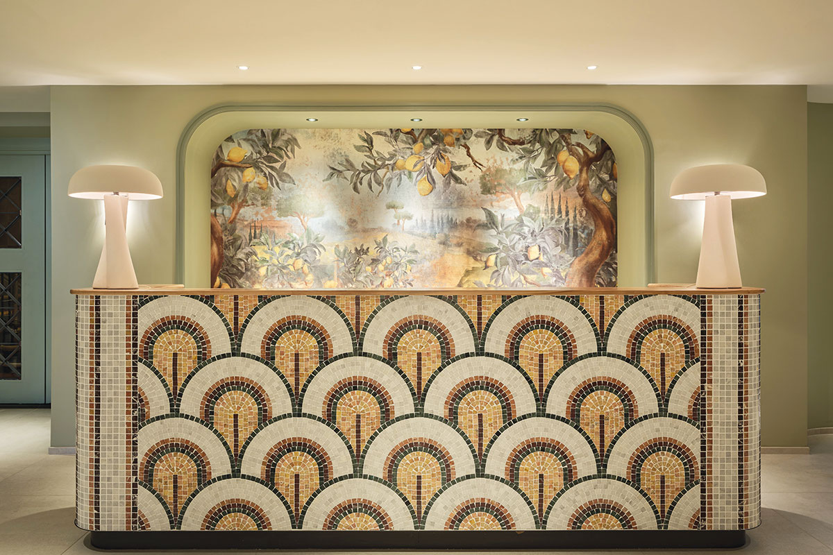Entrance to the Irene Forte Spa at The Balmoral Edinburgh, offering luxury wellness facilities for wedding couples and guests