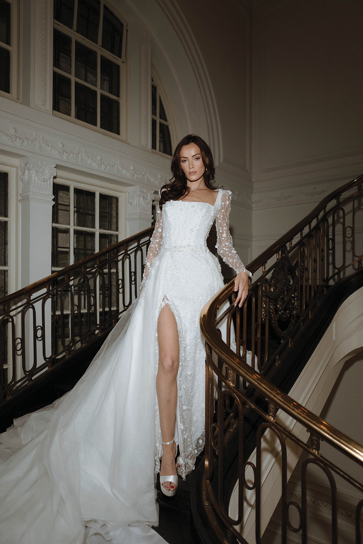 Anna Crignaco, founder of Eleganza Sposa, female-owned bridal boutique in Glasgow, Scotland.