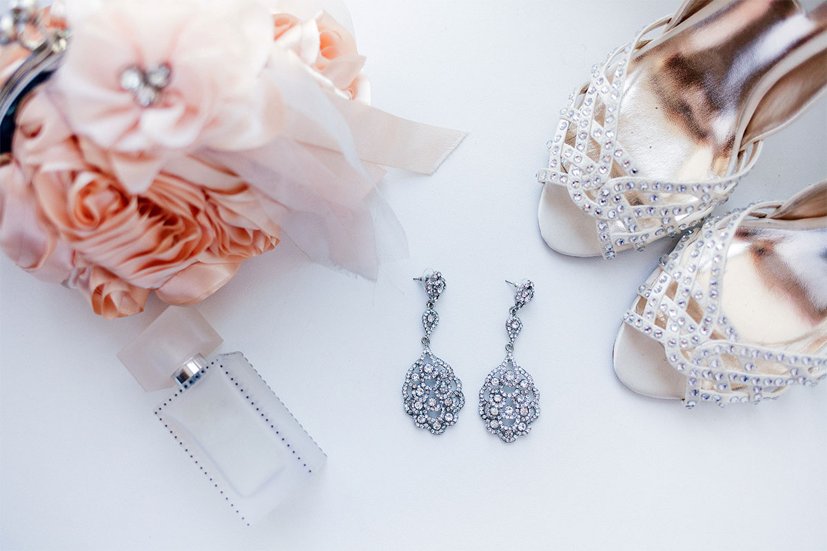 Wedding Morning Preparation Shoes Accessories