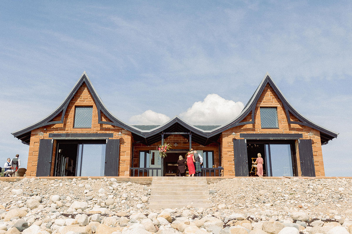 Exterior shot of Dougarie Boathouse