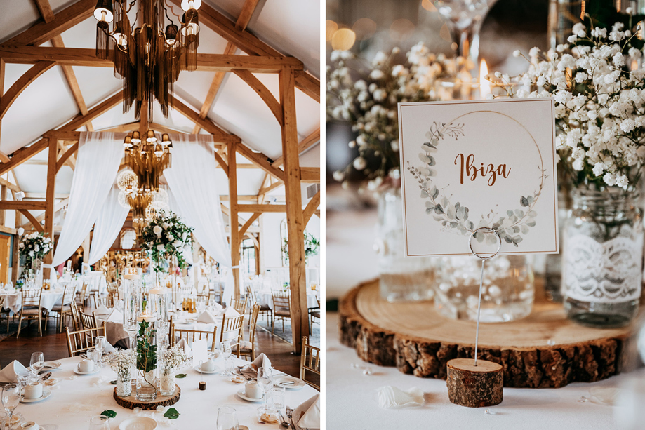 Wedding Reception and Table Setting Details 
