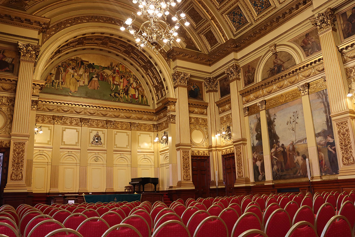 The Banqueting Hall at The City Chambers in glasgow