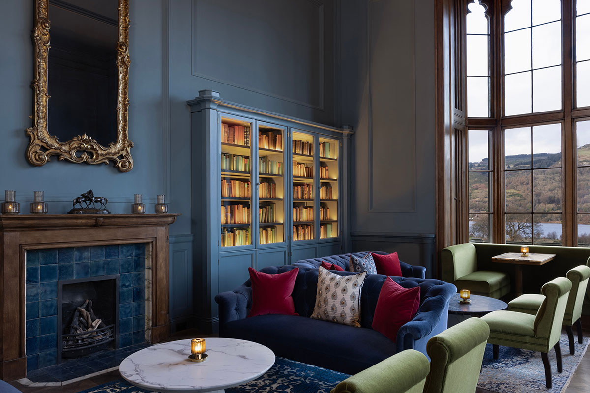 The library at Mar Hall