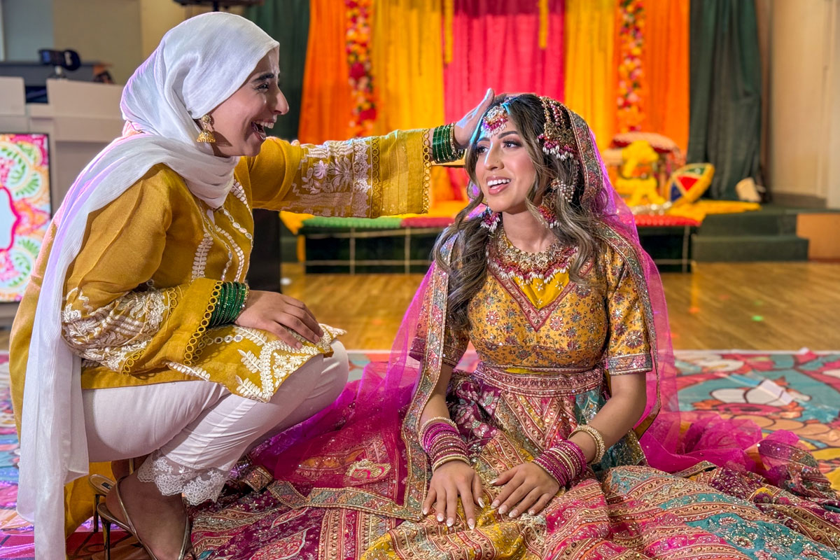 Colourful traditional South Asian wedding ritual captured by Let’s Do It Creative.