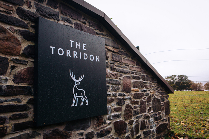 Image showing sign for The Torridon Hotel in Inverness-shire 