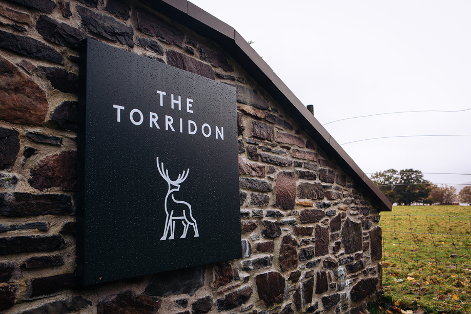 Image showing sign for The Torridon Hotel in Inverness-shire