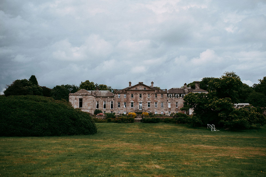 Exterior shot of Springkell House in Dumfries