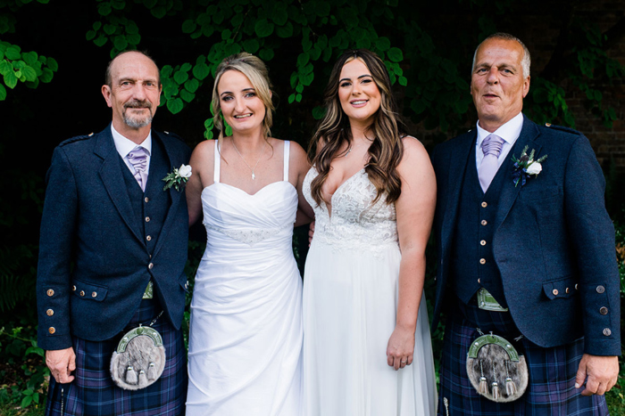 Brides and their fathers