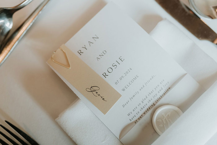wedding stationery detail