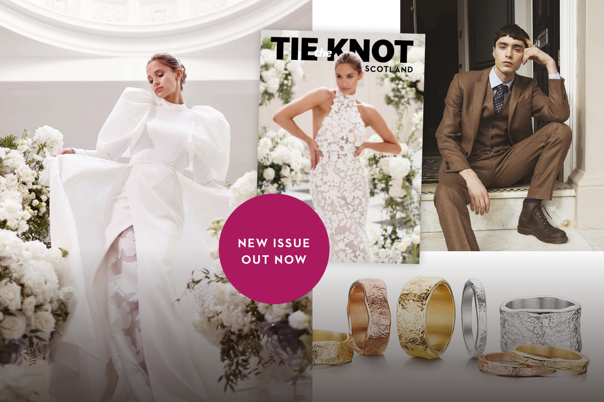new issue of tie the knot scotland october to november with emily shak