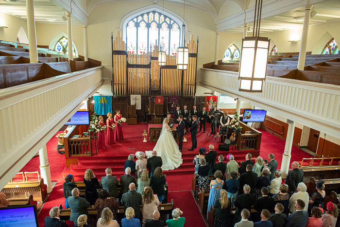 A Wedding Ceremony At St Peters & St Andrews Church In Thurso