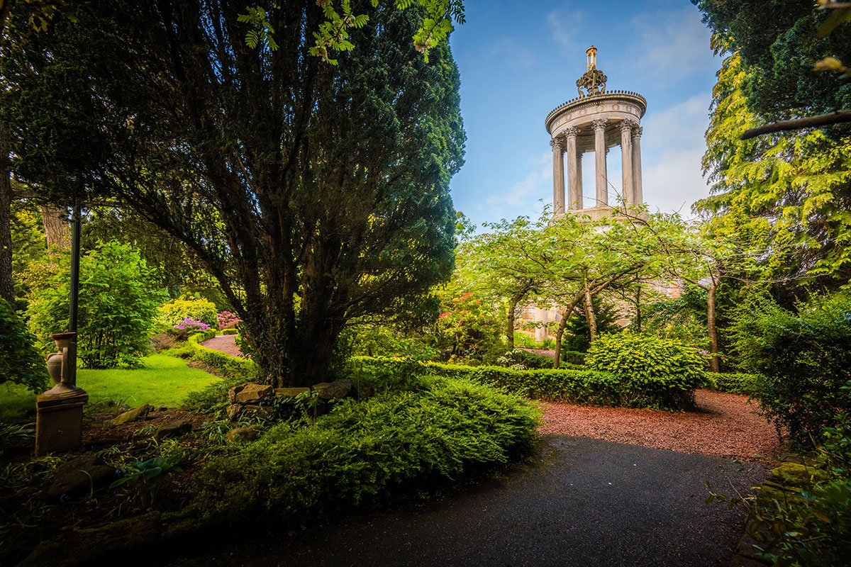 The burns monument