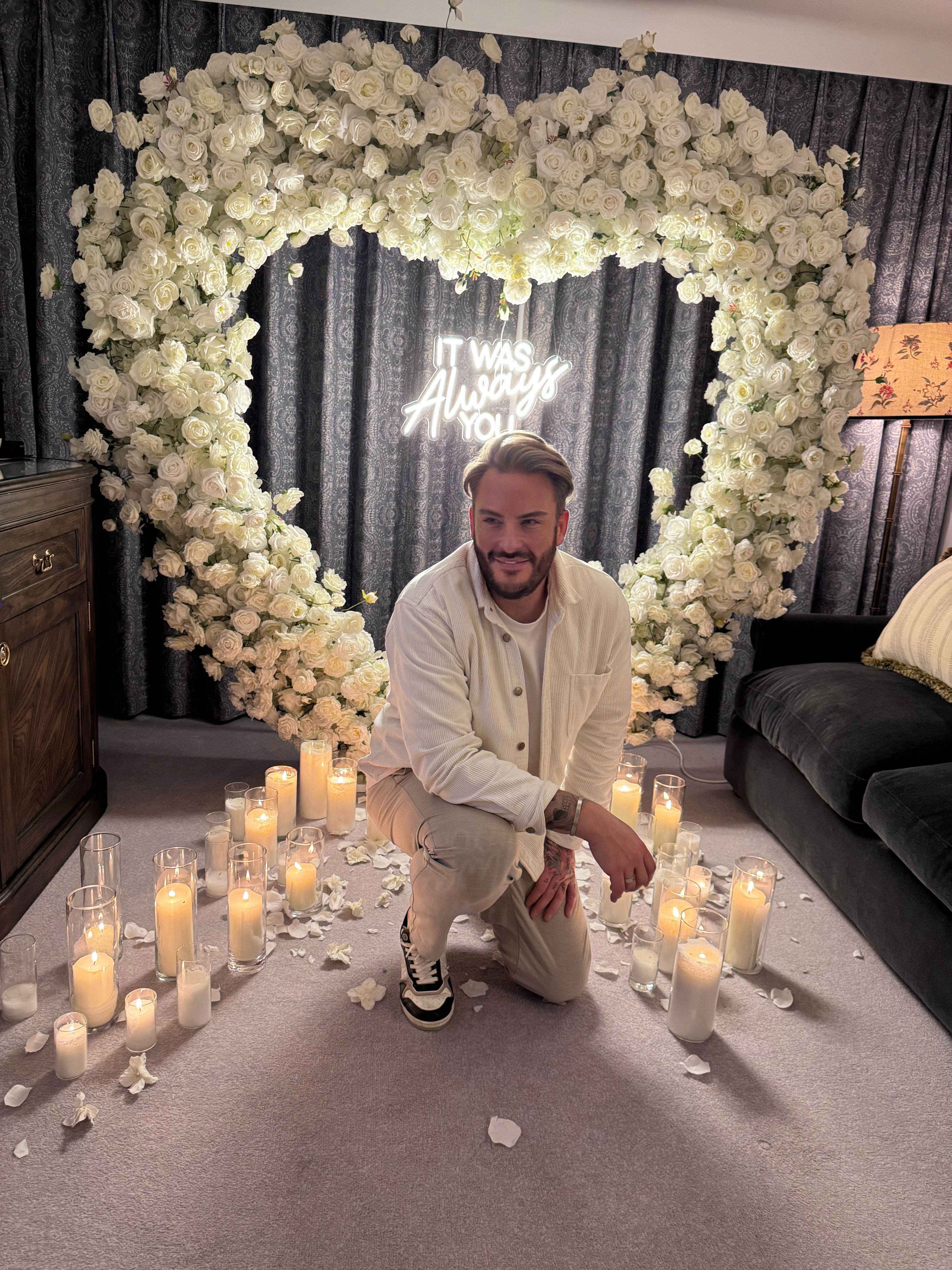 candle and floral display at gleneagles hotel