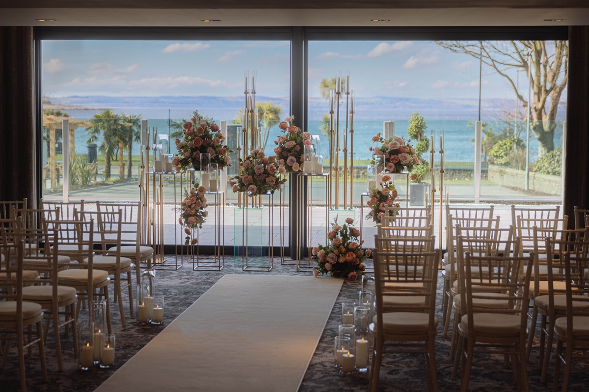Brisbane suite at Brisbane House set for wedding ceremony