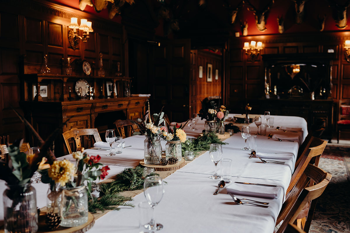  Mar Lodge Table Set For Wedding Dinner