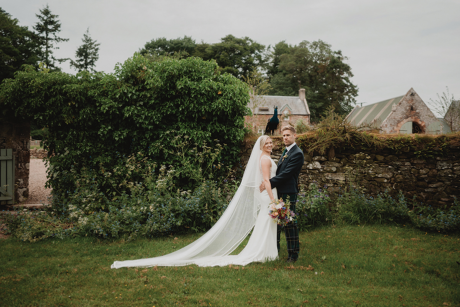 A Bride And Groom Wedding Portrait At Wedderlie House
