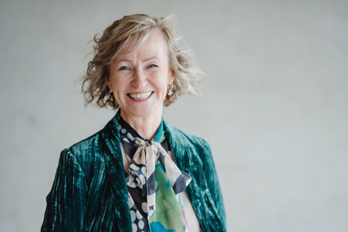 celebrant catriona miller smiles for headshot photo by marc millar photography