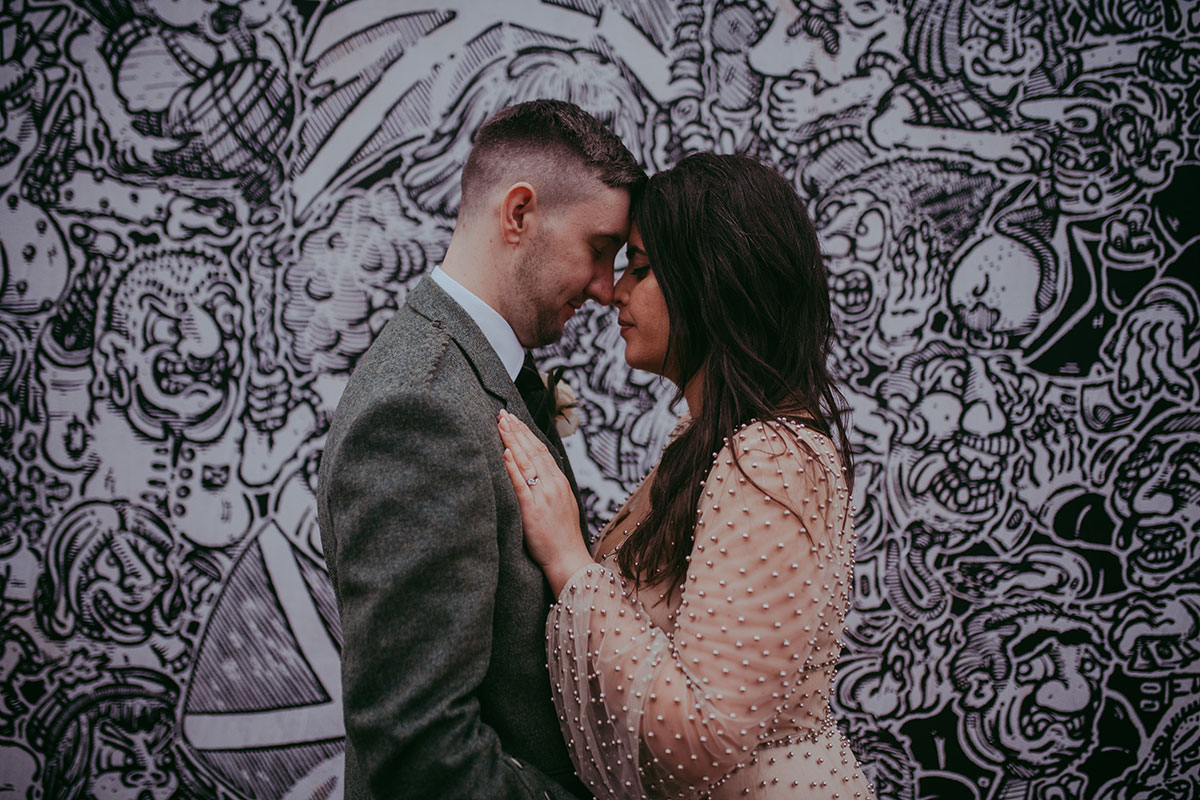 Bride And Groom Wedding Portrait