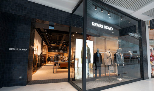 Exterior of Remus Uomo store at Braehead Shopping Centre in Glasgow