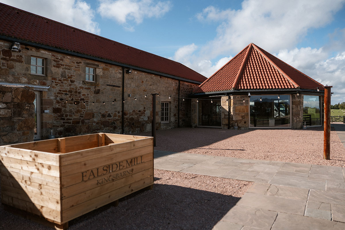 Exterior shot of falside mill