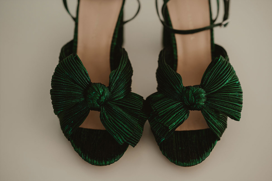Green Bow Shoes By Loeffler Randall