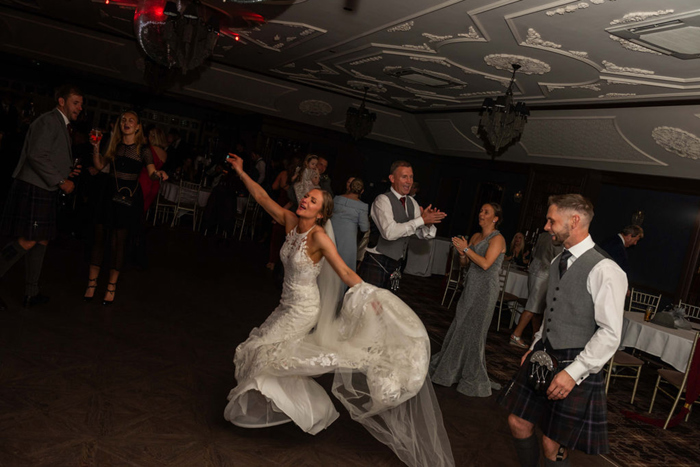 A Bride Dancing At Cornhill Castle