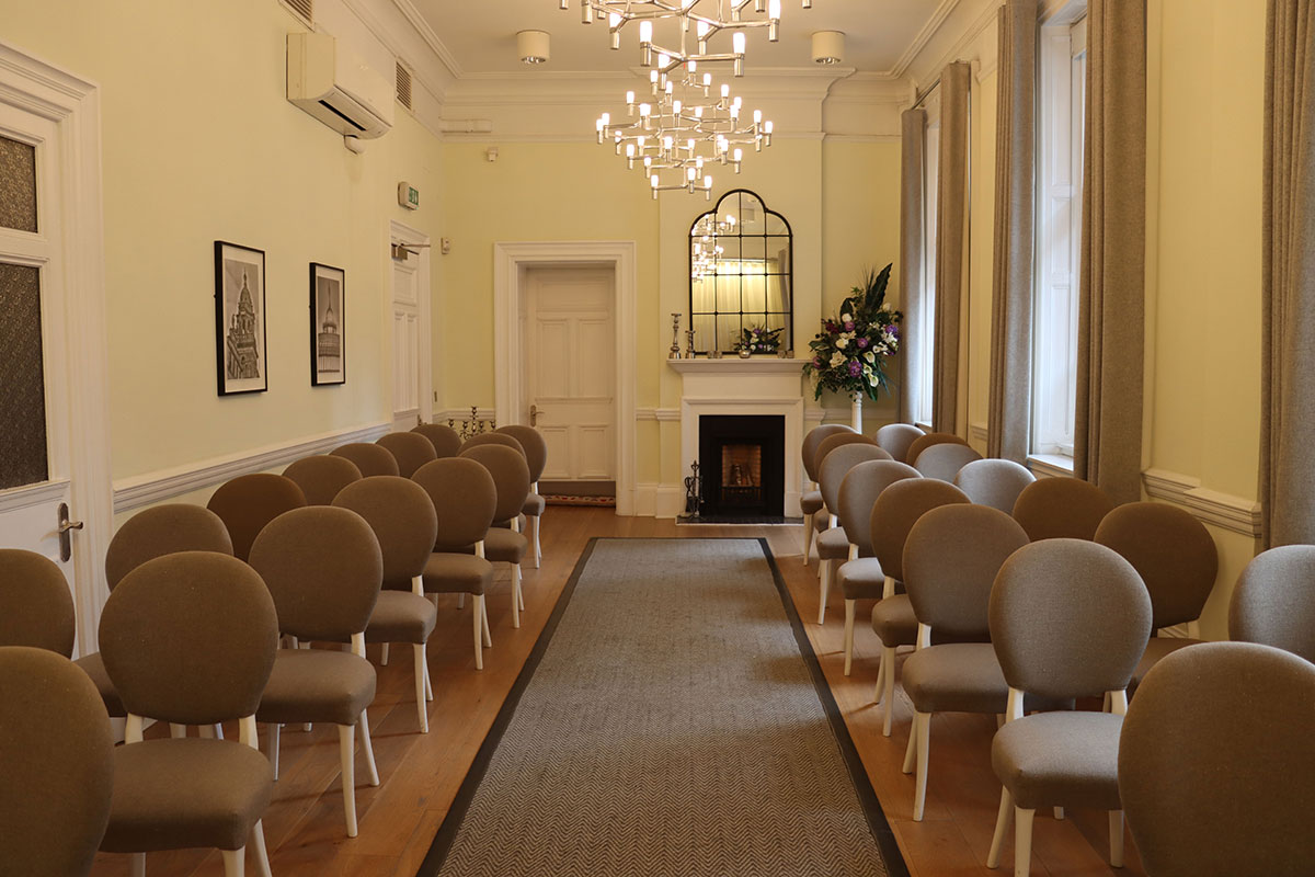 The Kelvin Suite at 23 Montrose Suite in glasgow city chambers
