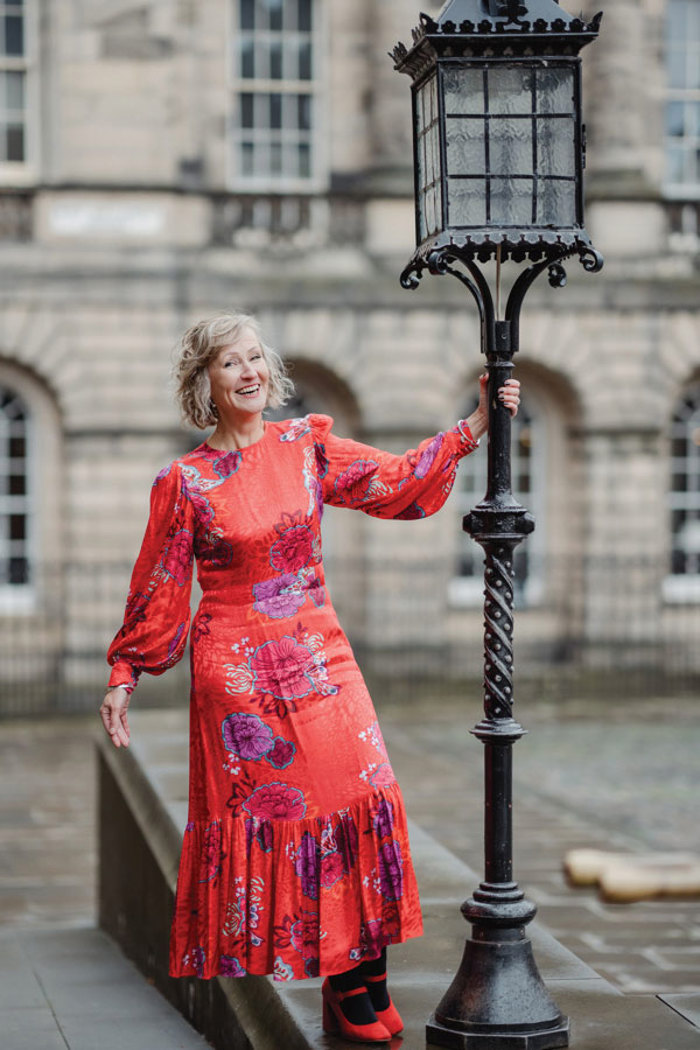 full length picture of celebrant catriona miller