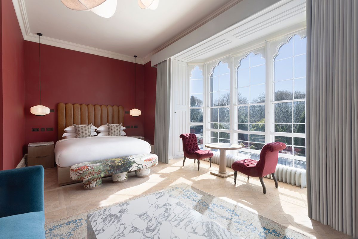 Smaller bedroom at Mar Hall