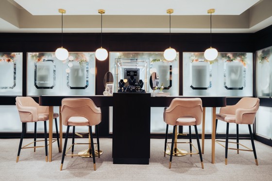 Internal photo of new bar area in the flagship store