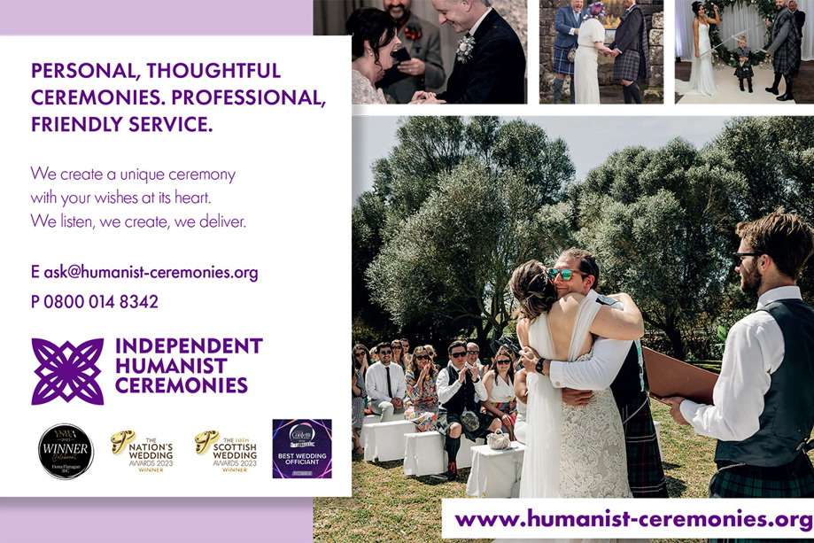Independent Humanist Ceremonies information poster