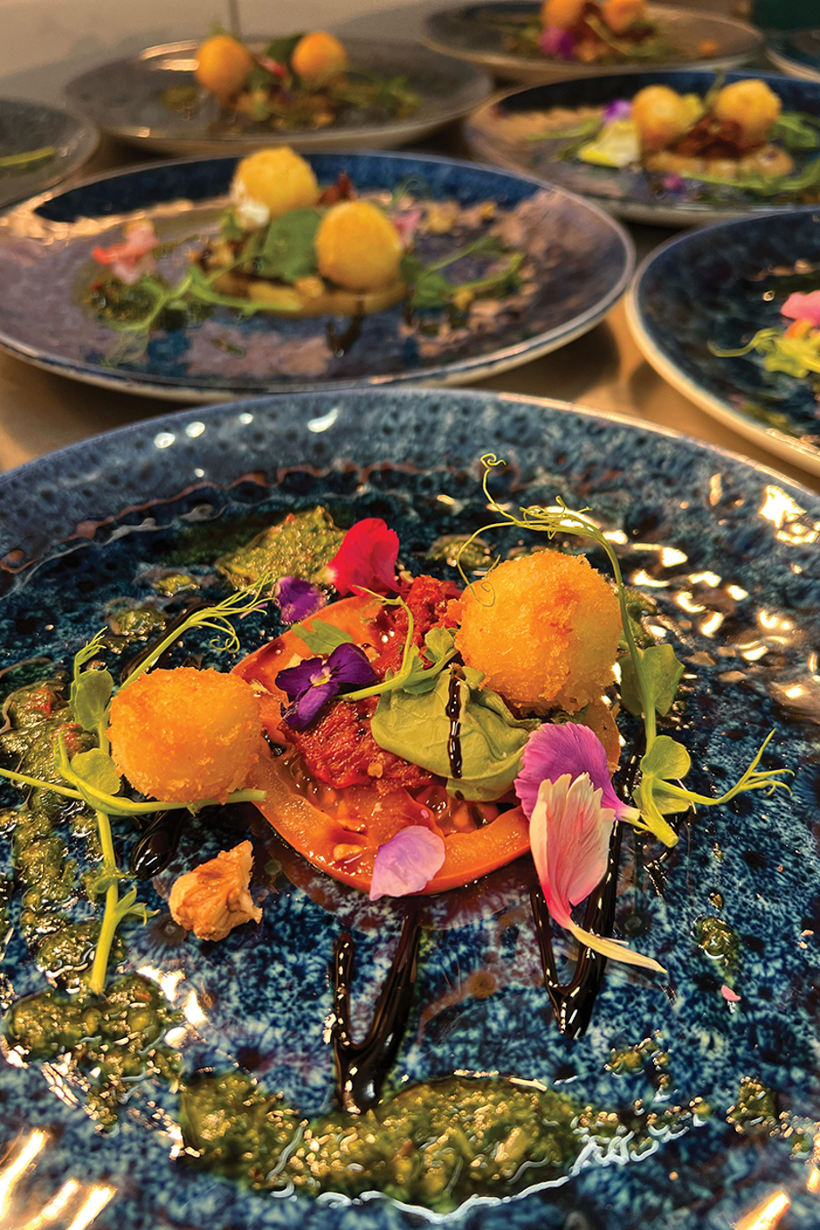 Colourful starter by The Lunchbox Boys.