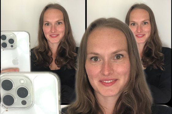 Owner of The Perfect Day Club, Christin, takes a selfie.